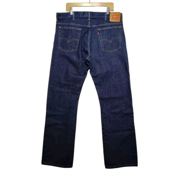 Levi's 517 Jeans Mens 40x34 Bootcut Dark Blue Wash Denim Western Work Rodeo - Picture 2 of 11